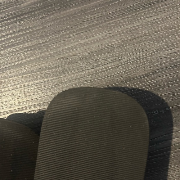 Raphaela  Black Sandals with Silver Detail - Picture 8 of 9